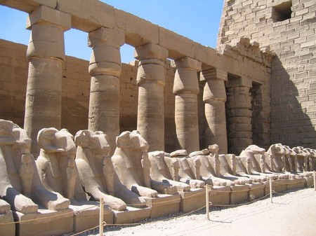 Священные бараны Карнак. Египет